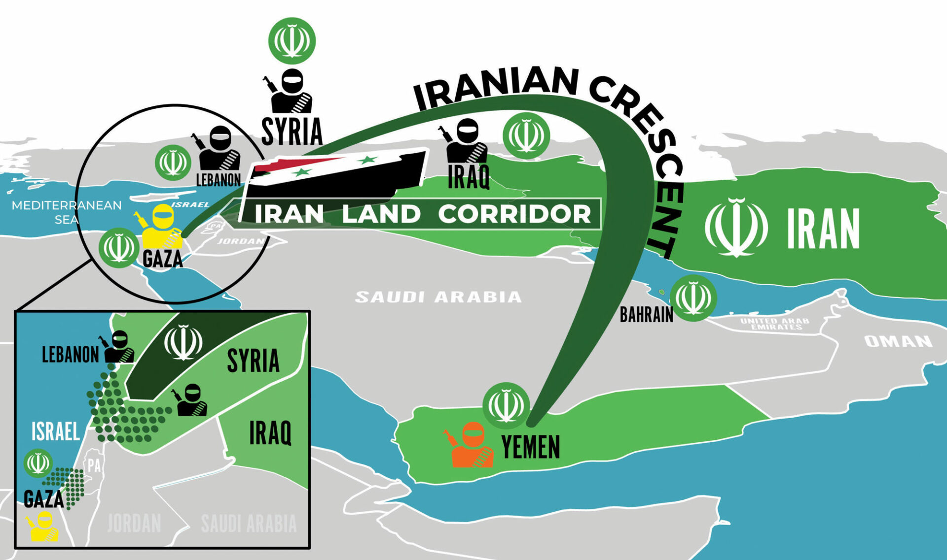 Golan Heights Syrian Border ITME Inside The Middle East   ITME Tour Syria Golan Iran Map Book 1920x1137 