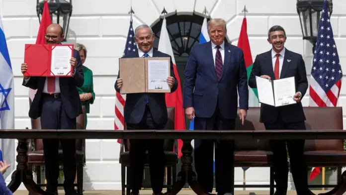 alarabiya-Abraham-Accords-2022-09-14 Avi Melamed comments on the anniversary of the Abraham Accords in the Arabic Press | Al Arabiya | Arabian Gulf Business Insight