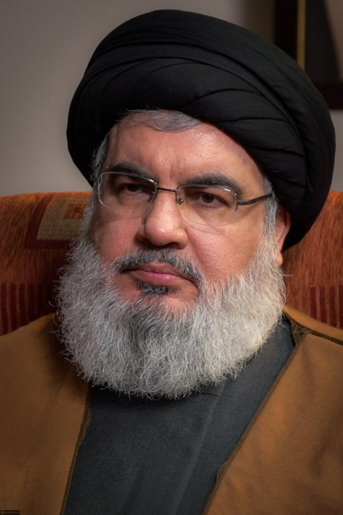 1200px-Sayyid_Nasrallah Arab reports Hassan Nasrallah is hospitalized. Reactions indicate Arab hatred for Hezbollah leader. Lebanon Insights by Avi Melamed