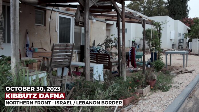 vlcsnap-2023-11-03-11h43m25s797 Avi Melamed at Kibbutz Dafna on Israel's Northern Border, October 30, 2023 | War Briefing Tour Sponsored by the Jerusalem Press Club and Media Central. Avi Melamed insights quoted in "Towns Near Lebanon Border Mostly Evacuated as Widening War Threat from Hezbollah Looms" | an article by Julie Stahl for CBN.